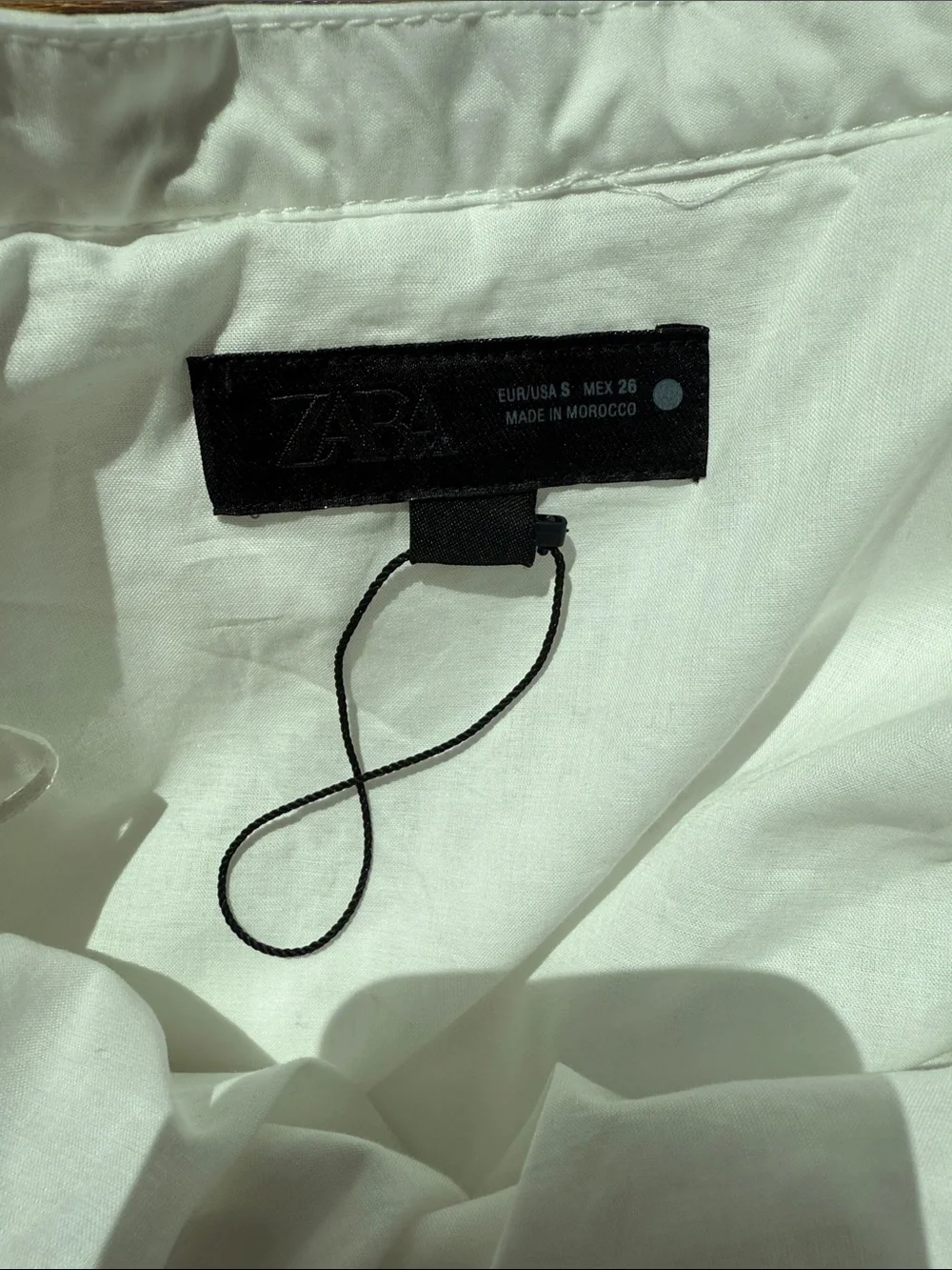 Zara Collection‎ White Balloon Mini Skirt